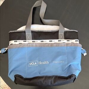 UCLA Health Blue and Gray Tote Bag